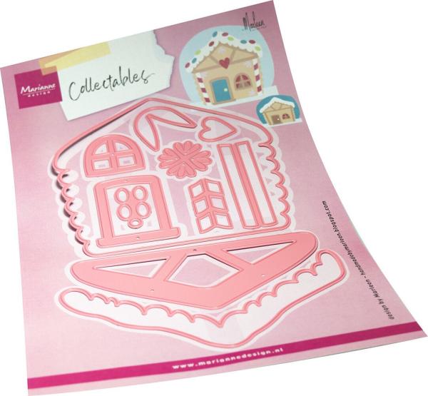 Marianne Design - Präge- und Stanzschalone "Candy House for the Gingerbread" Collectables Dies