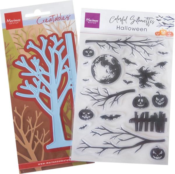 Marianne Design - Stempel & Stanzschbalone "Halloween" Clear Stamps & Dies