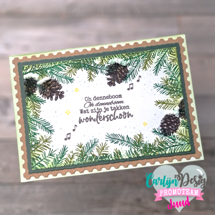 Carlijn Design - Stempelset "Kerstversiering" Clear Stamp 