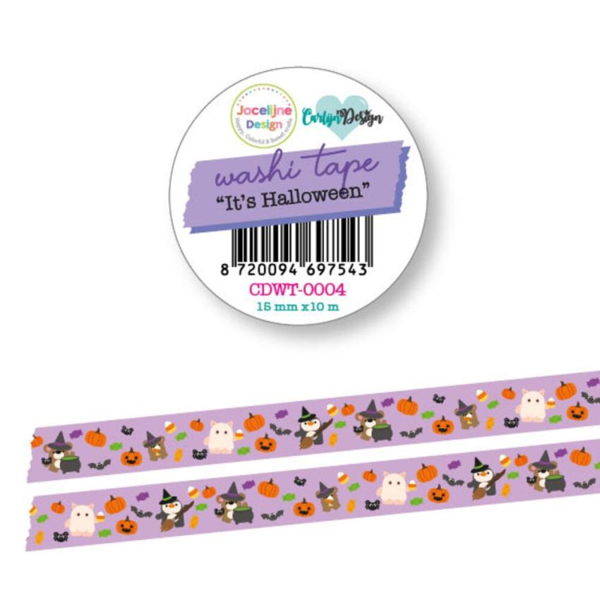 Carlijn Design - Decorative Tape "It's Halloween" Washi Tape