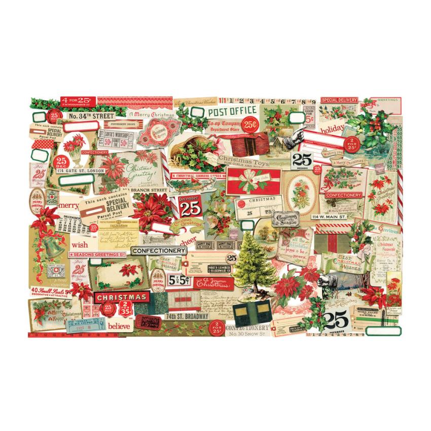 Tim Holtz - Idea Ology - Stanzteile "Christmas" Die Cuts