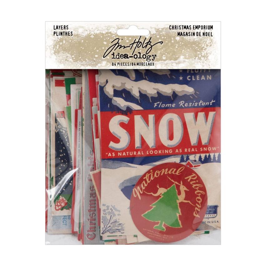 Tim Holtz - Idea Ology - Stanzteile "Layers Christmas Emporium" Die Cuts