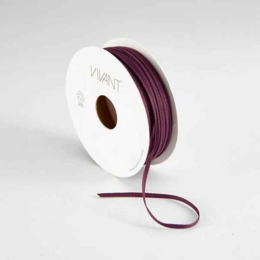 Vivant - Texture Narrow Ribbon Band "Berry" 10m