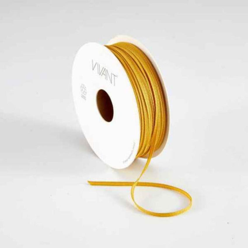 Vivant - Texture Narrow Ribbon Band "Ocre" 10m