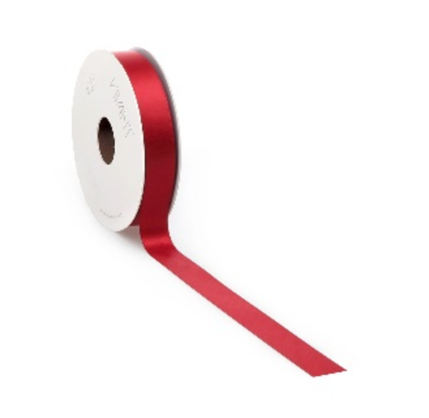 Vivant - Double Face Satinband "Warm Red" 16mmx25m