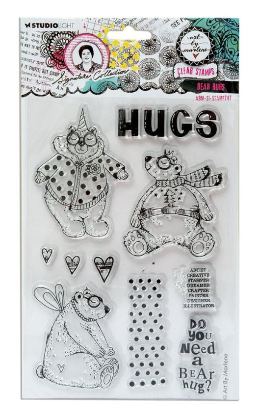 Art By Marlene - Stempelset "Bear Hugs" Signature Collection Clear Stamps