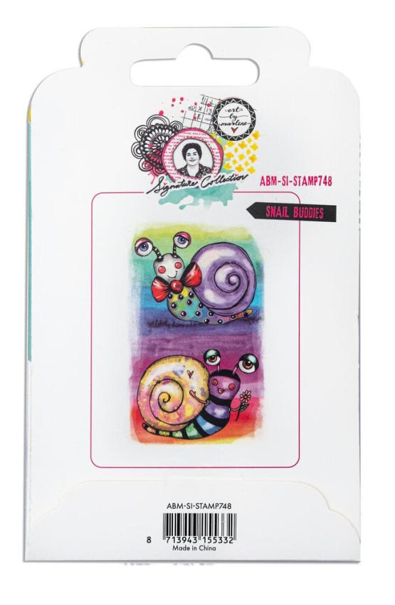 Art By Marlene - Stempelset "Snail Buddies" Signature Collection Cling Stamp