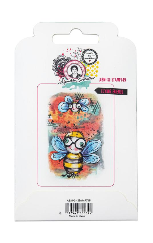 Art By Marlene - Stempelset "Flying Friends" Signature Collection Cling Stamp