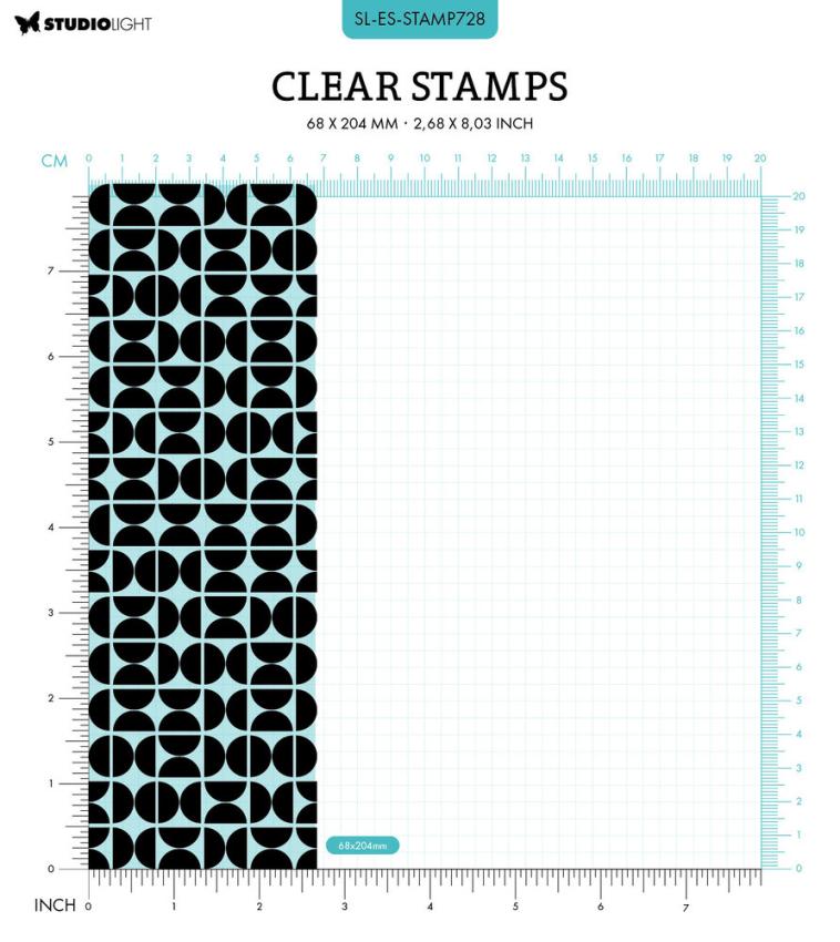 Studio Light - Stempel "Retro Pattern" Clear Stamps