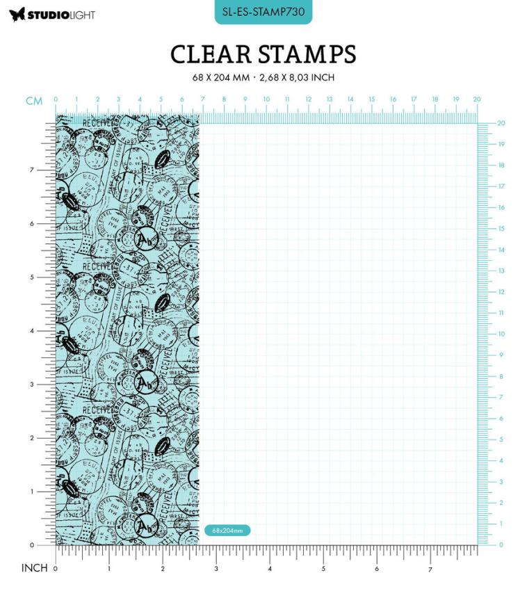 Studio Light - Stempel "Postage Stamps" Clear Stamps