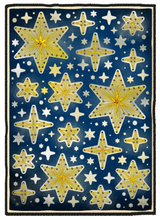 Studio Light - Schablone "Stars" Layered Stencil