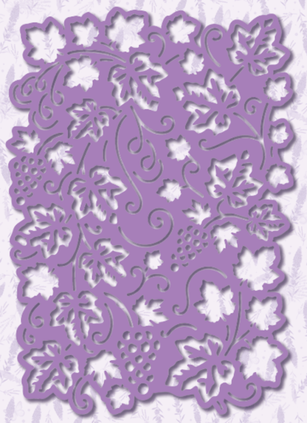 Dawn Bibby - Schablone "Provencal Grapevine" Stencil