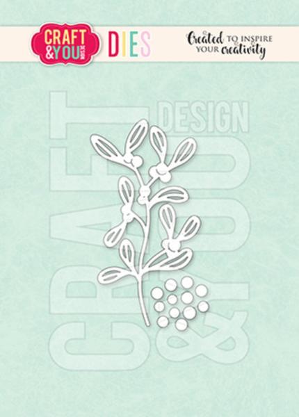 Craft & You Design - Stanzschablone "Sprig of Mistletoe" Dies