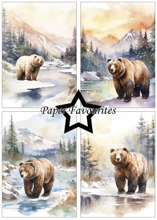 Paper Favourites - Designpapier "Winter Scene" Paper Pack A5 - 24 Bogen