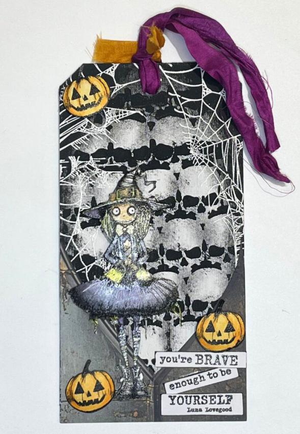 IndigoBlu - Gummistempel Set "Witch Called Wanda" A6 Rubber Stamp