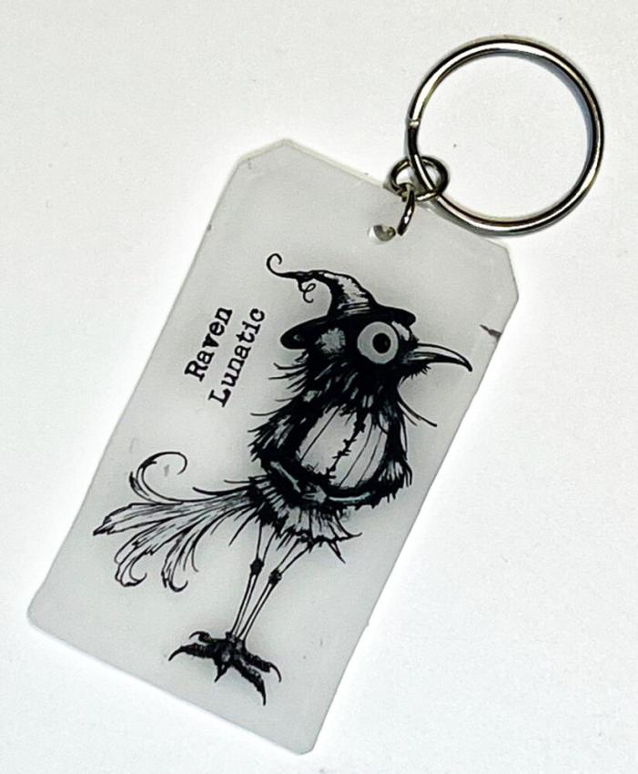 IndigoBlu - Gummistempel Set "Raven Mad" A6 Rubber Stamp