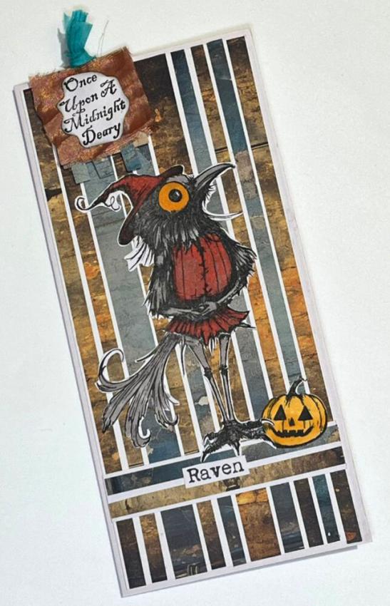 IndigoBlu - Gummistempel Set "Raven Mad" A6 Rubber Stamp