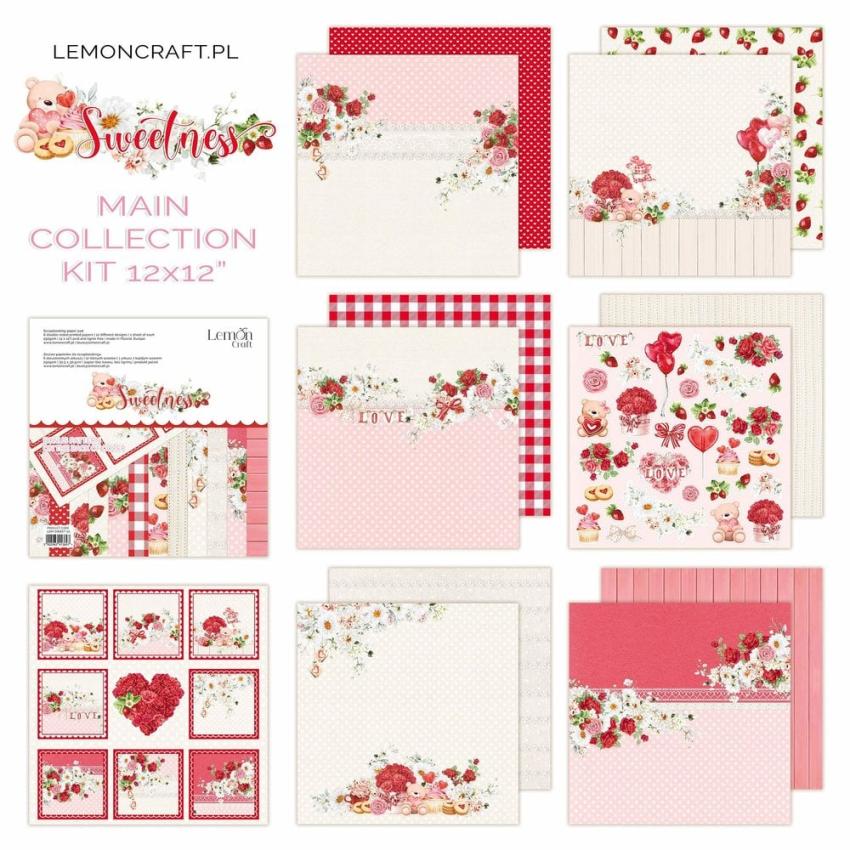 LemonCraft - Designpapier "Sweetness" Paper Pad 12x12 Inch - 6 Bogen