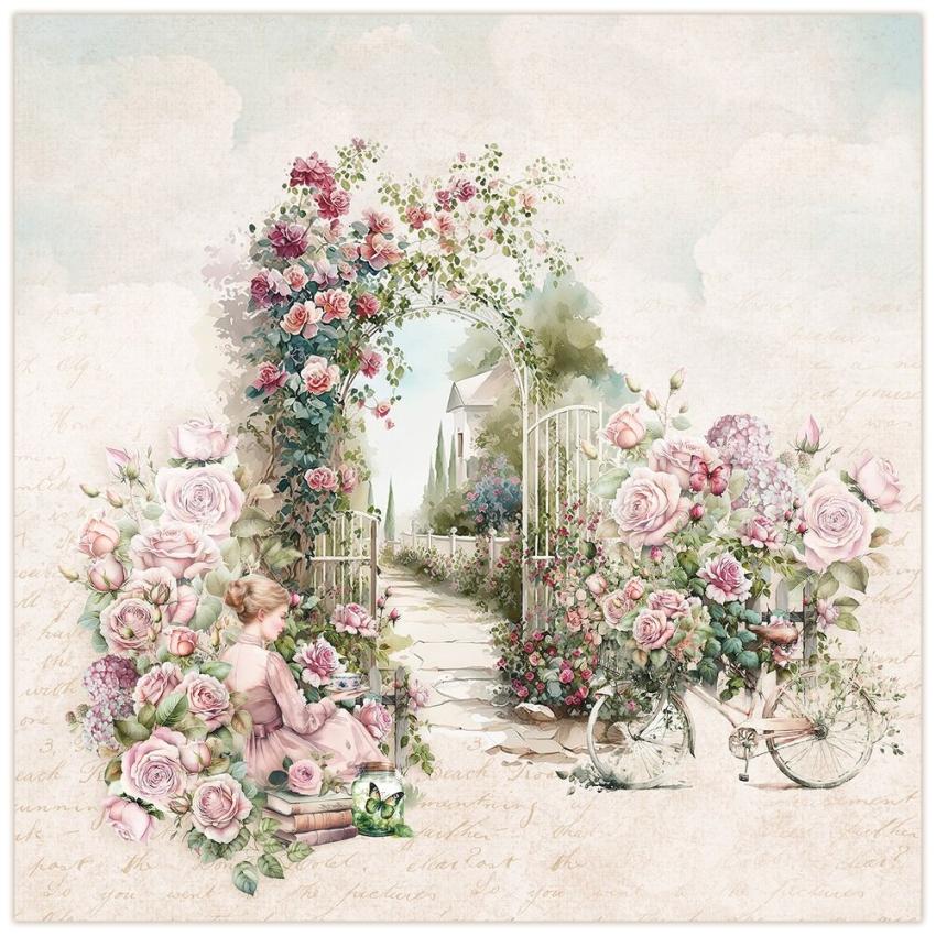 LemonCraft - Designpapier "Secret Garden" Paper Pad 6x8 Inch - 12 Bogen