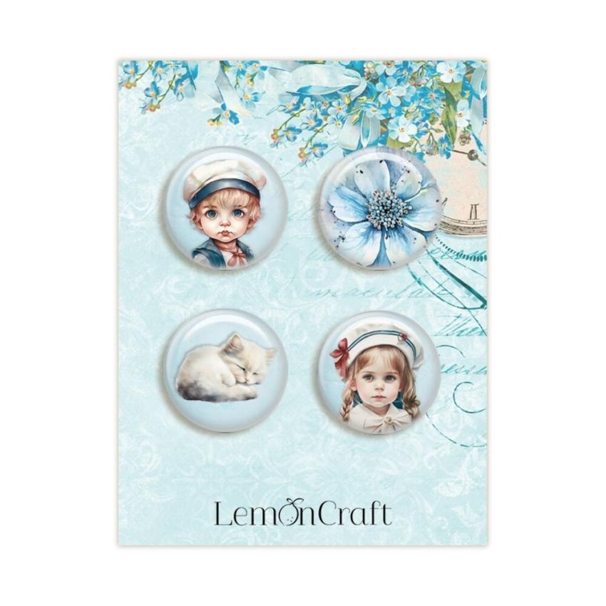 LemonCraft - Buttons 4Stk. "Sunny Love"