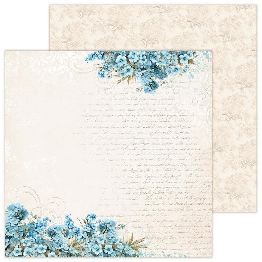 LemonCraft - Designpapier "Dear Diary Forget-Me-Not" Paper Pad 12x12 Inch - 6 Bogen