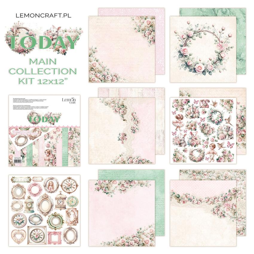 LemonCraft - Designpapier "Today" Paper Pad 12x12 Inch - 6 Bogen