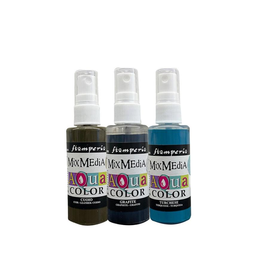 Stamperia - Aquarellfarbe "Alterego" Aquacolor Paint Kit 3x30ml