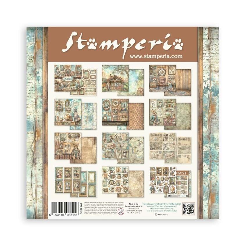 Stamperia - Designpapier "Alterego" Paper Pack 12x12 Inch - 10 Bogen