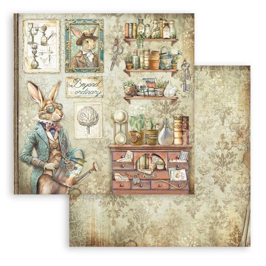 Stamperia - Designpapier "Alterego" Paper Pack 12x12 Inch - 10 Bogen