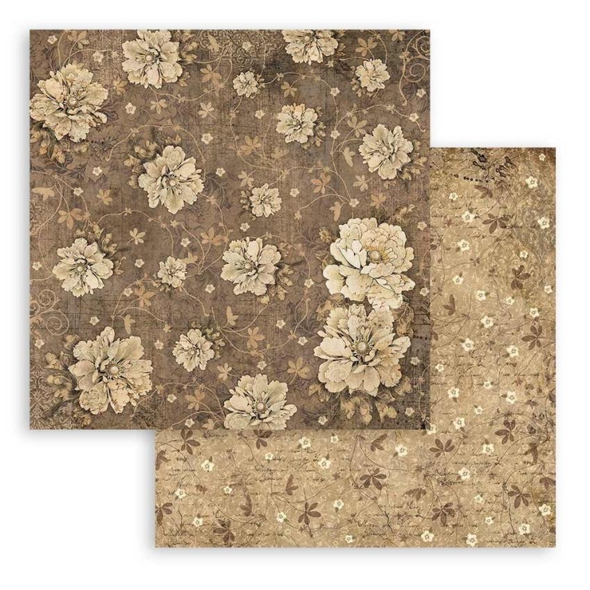 Stamperia - Designpapier "Old Lace" Paper Pack 8x8 Inch - 10 Bogen