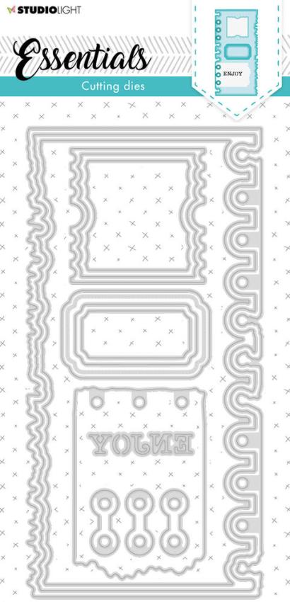 Studio Light - Stanzschablone "Slimline Page Ticket" Dies