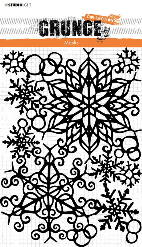 Studio Light - Schablone "Snowflakes" Stencil Grunge Collection