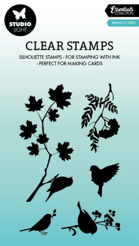 Studio Light - Stempelset "Branch Bird" Clear Stamps