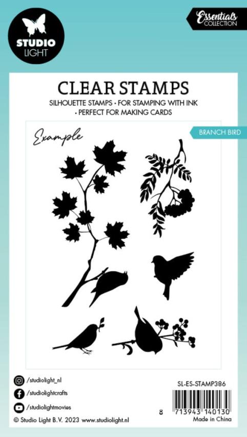 Studio Light - Stempelset "Branch Bird" Clear Stamps