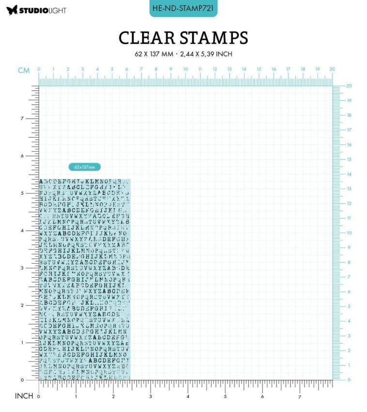 Studio Light - Stempel "ABC Background" Clear Stamps