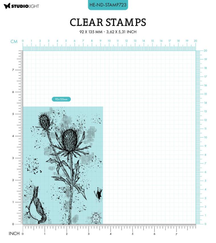 Studio Light - Stempelset "Thistle" Clear Stamps