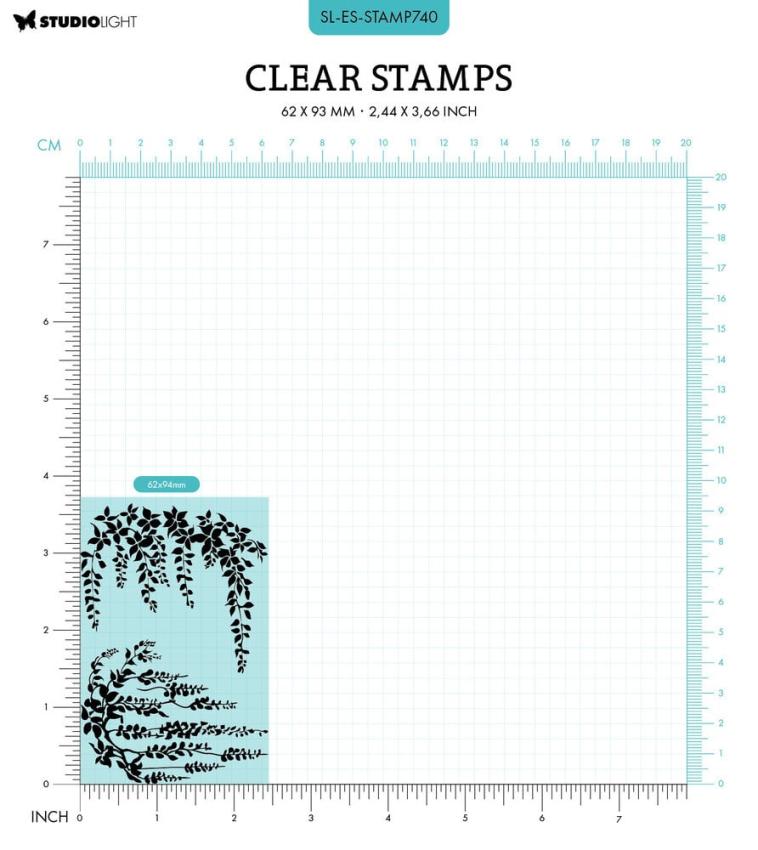 Studio Light - Stempelset "Wisteria" Clear Stamps