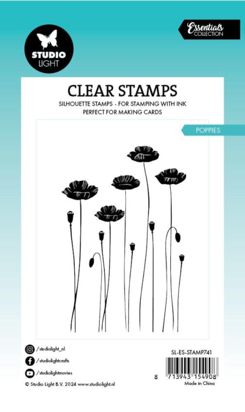 Studio Light - Stempel "Poppies" Clear Stamps