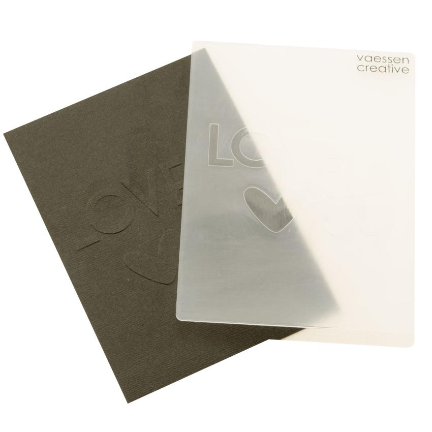 Vaessen Creative - Prägefolder "Love It" Embossingfolder