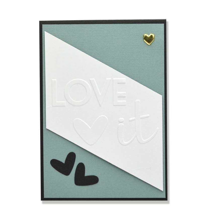 Vaessen Creative - Prägefolder "Love It" Embossingfolder