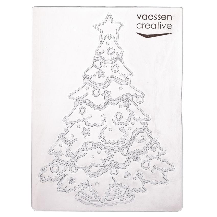 Vaessen Creative - Prägefolder "Weihnachtsbaum" Embossingfolder