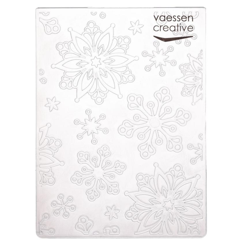 Vaessen Creative - Prägefolder "Schneeflocken" Embossingfolder