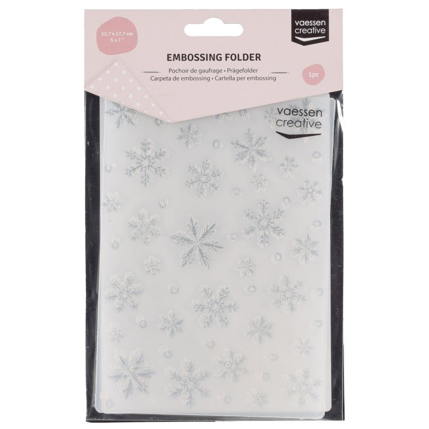 Vaessen Creative - Prägefolder "Schneeflocke" Embossingfolder