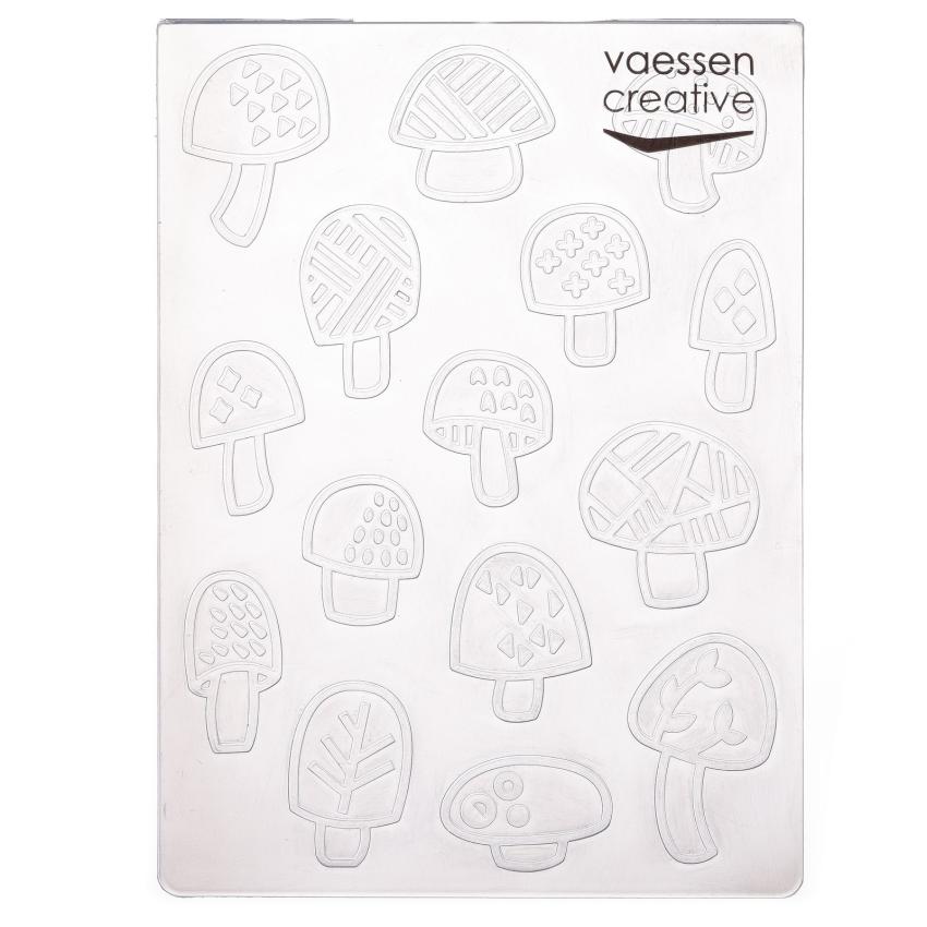 Vaessen Creative - Prägefolder "Pilze" Embossingfolder