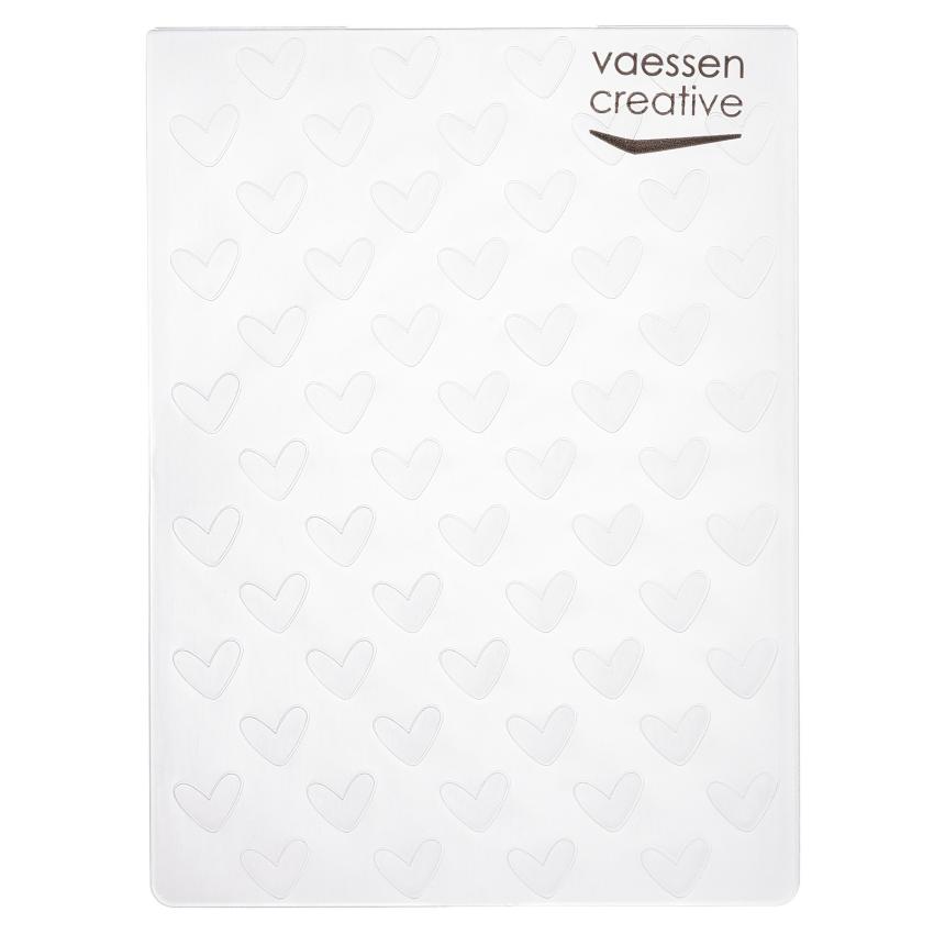 Vaessen Creative - Prägefolder "Herzen" Embossingfolder