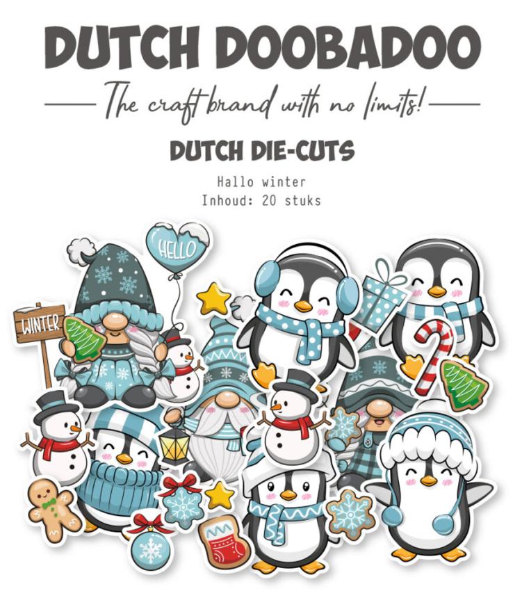 Dutch Doobadoo - Stanzteile "Hallo Winter" Die Cuts