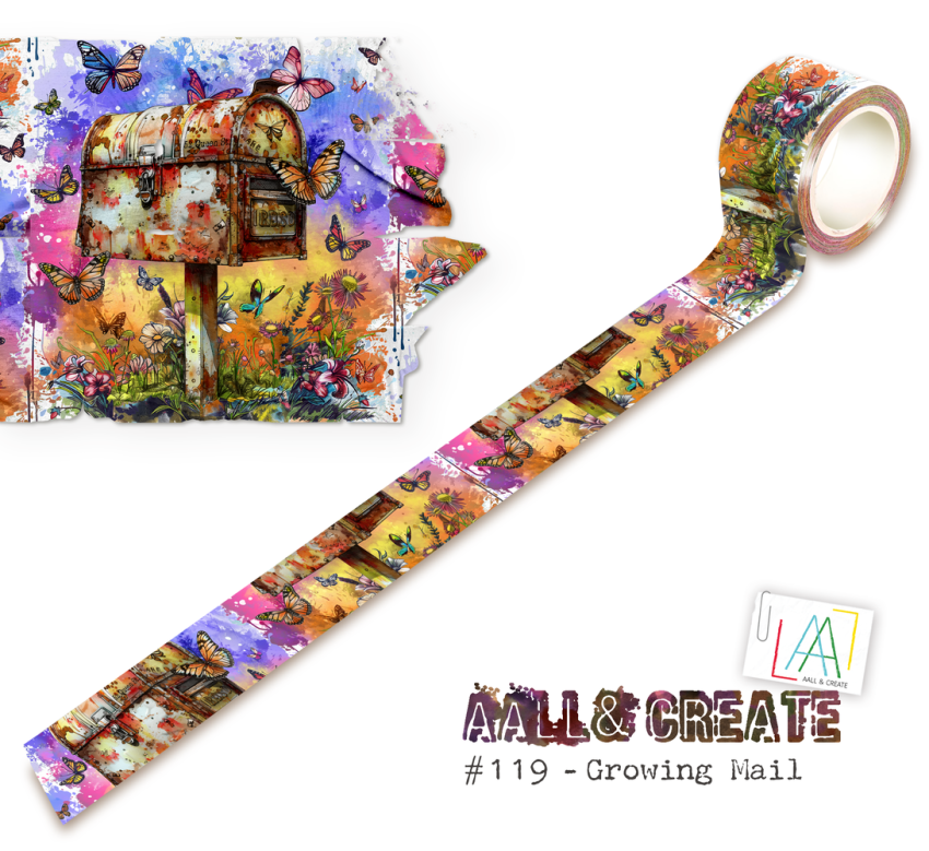 AALL and Create "Growing Mail" Washi Tape 25 mm