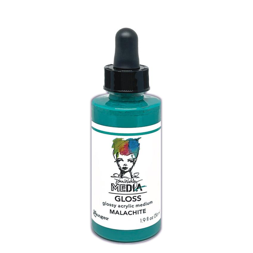 Ranger - Acrylfarbe "Malachite" Media Gloss 56ml by Dina Wakley