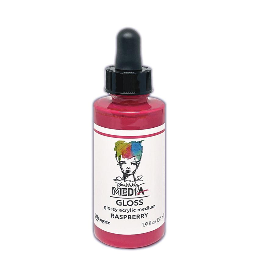 Ranger - Acrylfarbe "Raspberry" Media Gloss 56ml by Dina Wakley