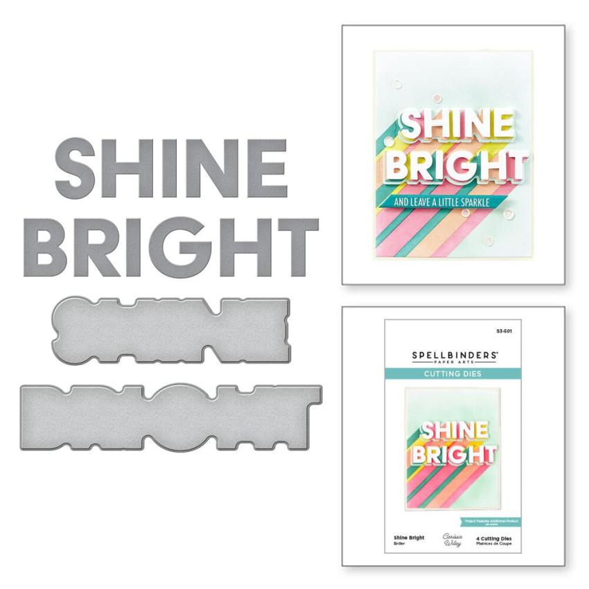 Spellbinders - Stanzschablone "Shine Bright" Dies